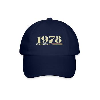 Original 1978 Vintage 1978 Retro Birthday 1978 - Baseball Cap - blue/blue - Front