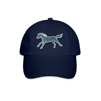 SÜSSES PFERD GALOPPIEREND - Baseballkappe - Blau/Blau - Vorne