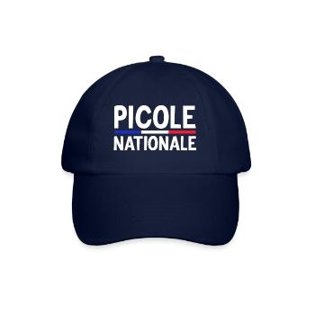 Picole Nationale Cadeau Humour Personnalisé - Casquette classique - bleu/bleu - Devant
