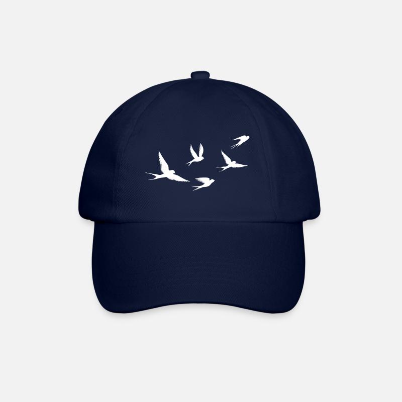 Vögel | Vogel - Baseballkappe - Blau/Blau