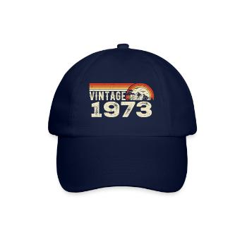 Vintage 1973 Birthday Gift 1973 Retro 1973 - Baseball Cap - blue/blue - Front