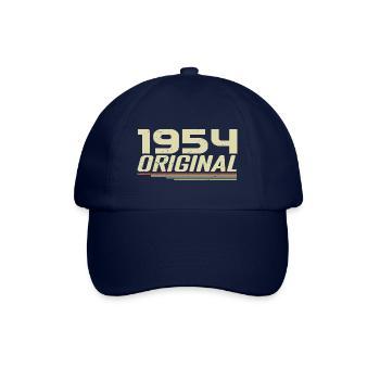 Born in 1954 Vintage 1954 Retro Birthday 1954 - Baseball Cap - blue/blue - Front