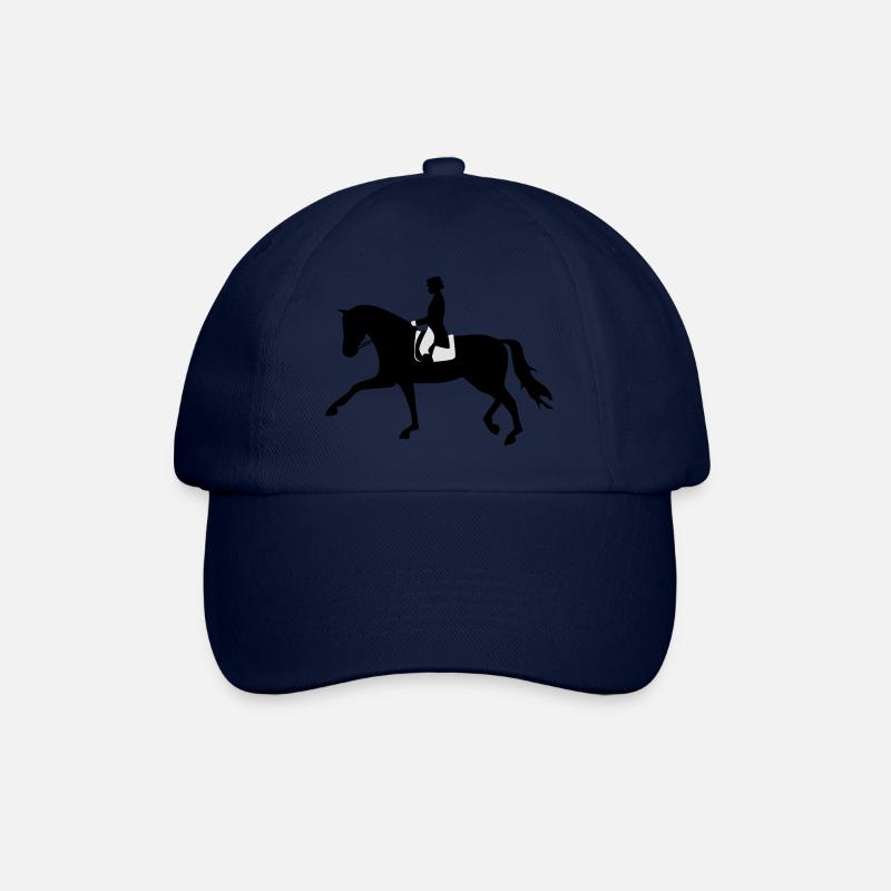 Dressurpferd - Baseballkappe - Blau/Blau