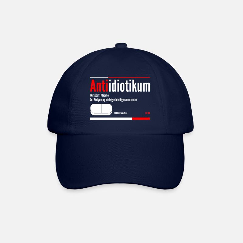 Krankenschwester Antiidiotikum - Baseballkappe - Blau/Blau