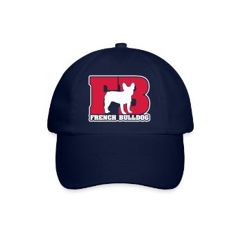 FRENCH BULLDOG FB - Baseballkappe - Blau/Blau - Vorne