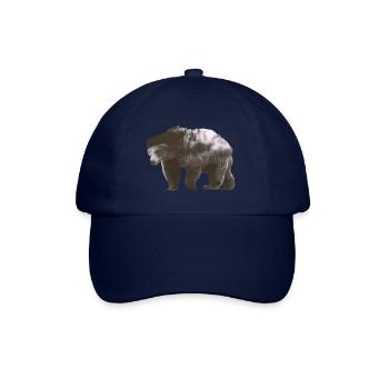 Bär - Baseballkappe - Blau/Blau - Vorne