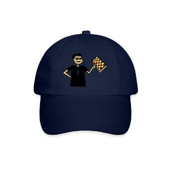 Chess Nerd Hobby Board Game Gift Glasses Cool - Baseball Cap - blue/blue - Front