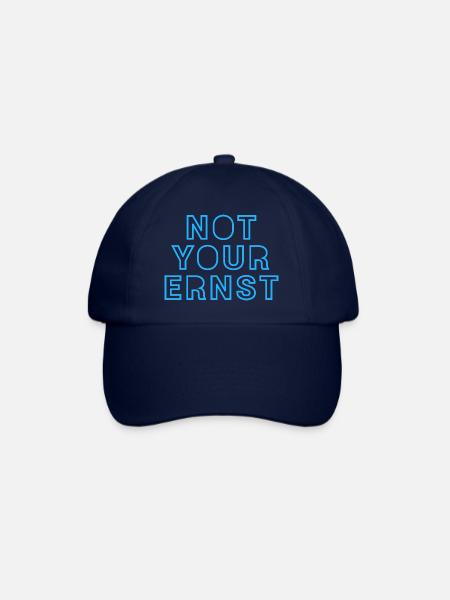 NOT YOUR ERNST - Baseballkappe - Blau/Blau