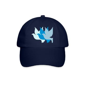 Taube - Baseballkappe - Blau/Blau - Vorne