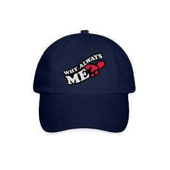 Why Always Me - Casquette classique - bleu/bleu - Devant