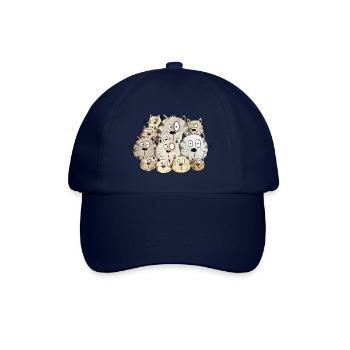 Chats drôles I chaton chat cadeau me manque - Casquette classique - bleu/bleu - Devant