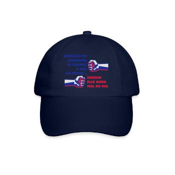 FRANCE FRONT NATIONAL DEMOCRATIE - Casquette classique - bleu/bleu - Devant