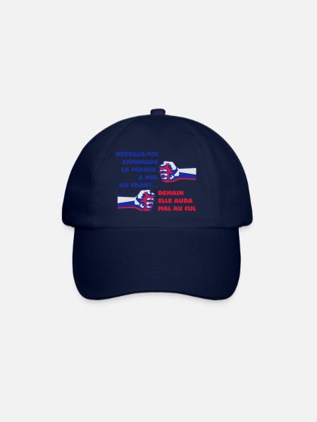 FRANCE FRONT NATIONAL DEMOCRATIE - Casquette classique - bleu/bleu