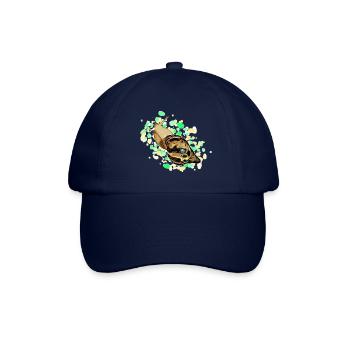 Achatina reticulata albino comic - Baseball Cap - blue/blue - Front
