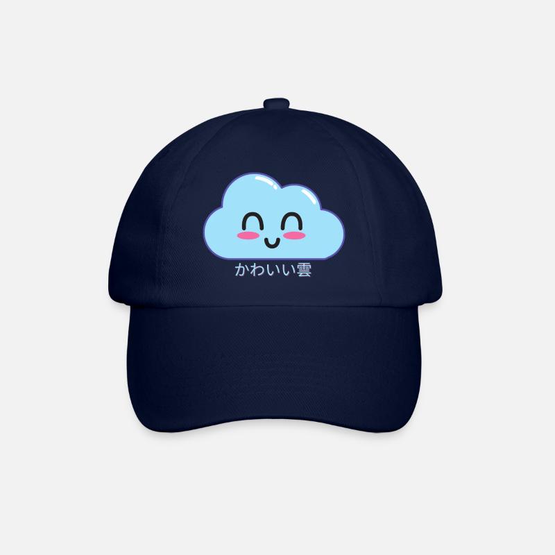 nuages kawaii - Casquette classique - bleu/bleu