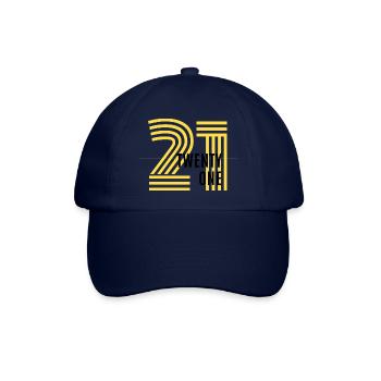 Celebrating Your 21st Birthday - Baseball Cap - blue/blue - Front