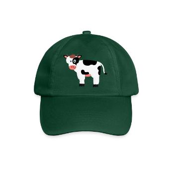 Vache - Casquette classique - vert bouteille - Devant
