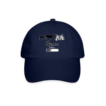 Herens Kuh, Eringer, Königin loading - Baseballkappe - Blau/Blau - Vorne