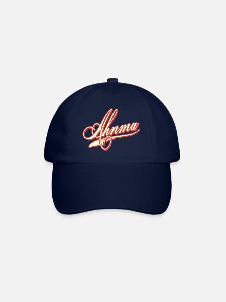 ahnma digga diggah hip hop old school rap strasse - Baseballkappe - Blau/Blau