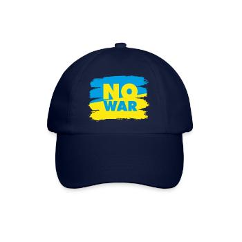 Peace Ukraine no war Peace мир War Flag - Baseball Cap - blue/blue - Front