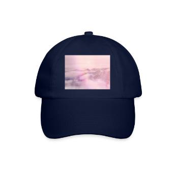 Pink Dusk of Sunrise - Baseball Cap - blue/blue - Front