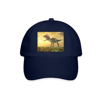 Dinosaurier Cryolophosaurus - Baseballkappe - Blau/Blau - Vorne