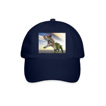 Dinosaurier Cryolophosaurus - Baseballkappe - Blau/Blau - Vorne