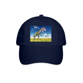 Dinosaurier Cryolophosaurus - Baseballkappe - Blau/Blau - Vorne