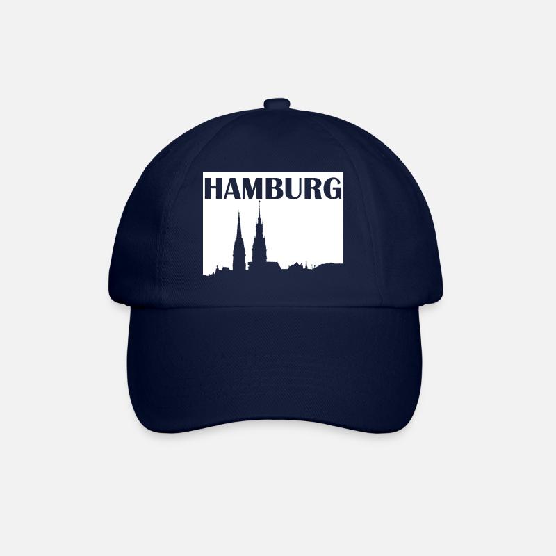 Hamburg - Baseballkappe - Blau/Blau