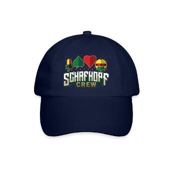 Schafkopf Crew - Baseballkappe - Blau/Blau - Vorne