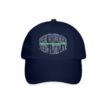 emploi arboriculture boiserie d’arbres - Casquette classique - bleu/bleu - Devant