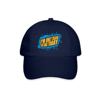 only talking to dog - Baseballkappe - Blau/Blau - Vorne