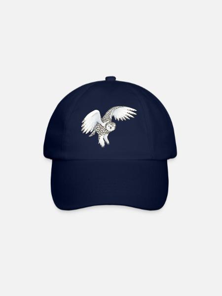 Schneeeule - Baseballkappe - Blau/Blau