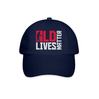 old lives matter quote - Baseball Cap - blue/blue - Front