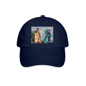 Patrimoine industriel dans la région de la Ruhr, houillère, exploitation minière - Casquette classique - bleu/bleu - Devant