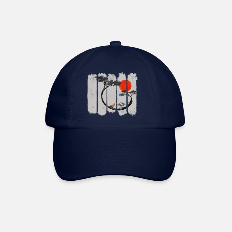Kitsune - Baseballkappe - Blau/Blau