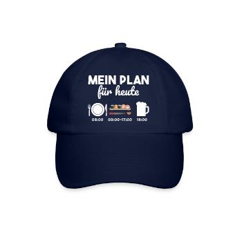 Sushi Japan Essen Bier Geschenkidee - Baseballkappe - Blau/Blau - Vorne