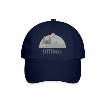 Mountains, Climbers, Nature, Adventure - Baseball Cap - blue/blue - Front