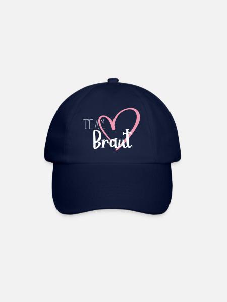 Team Braut - Baseballkappe - Blau/Blau