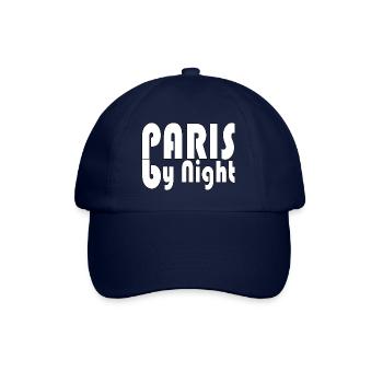 Paris bei Nacht - Baseballkappe - Blau/Blau - Vorne