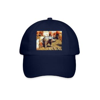 Cochon alors ! - Casquette classique - bleu/bleu - Devant