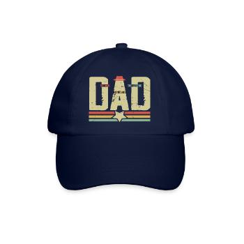 Dad The Man The Myth The Legend - Baseballkappe - Blau/Blau - Vorne