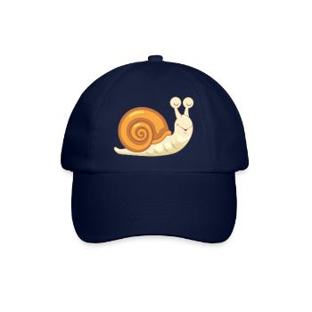 Endormi drôle d’escargot - Casquette classique - bleu/bleu - Devant