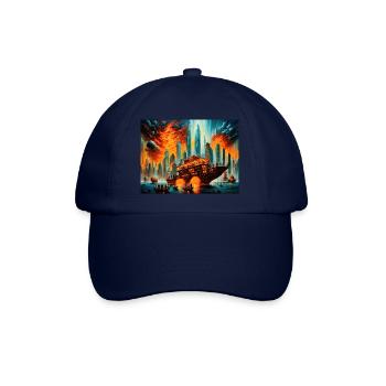 Zorn der Natur #4 - Baseballkappe - Blau/Blau - Vorne