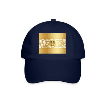 Jahr des Drachen, Goldener Drache Year of the - Baseballkappe - Blau/Blau - Vorne