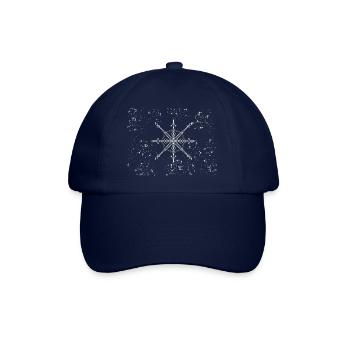 Flocon de neige - Casquette classique - bleu/bleu - Devant