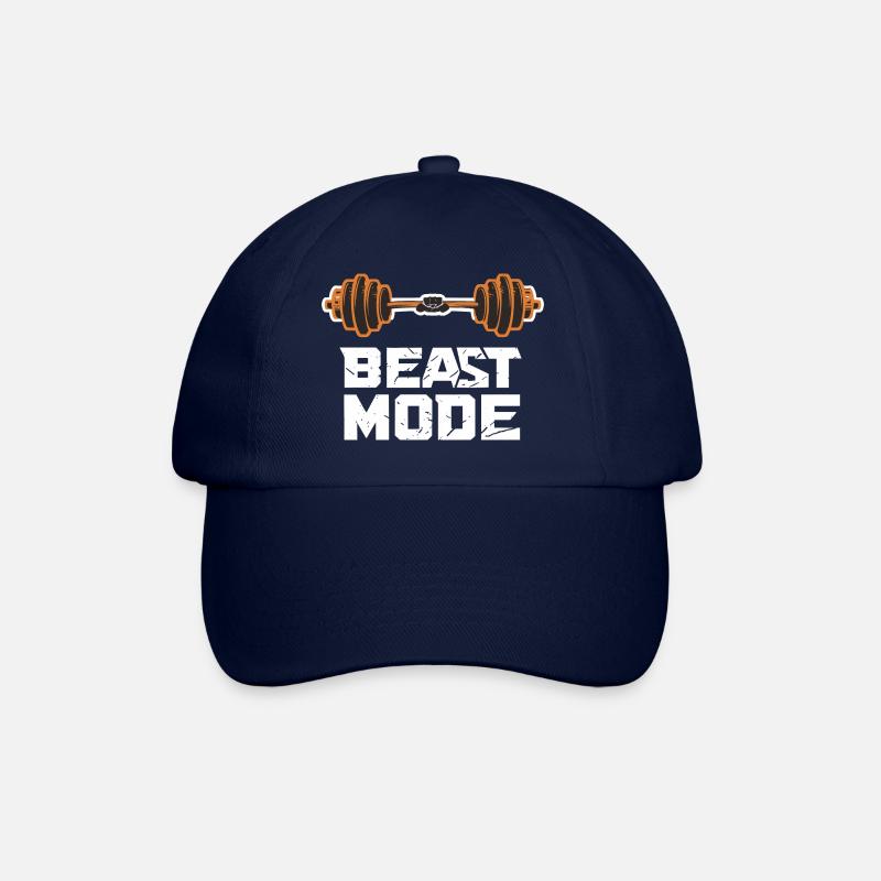 BEAST MOD FITNESSSTUDIO - Baseballkappe - Blau/Blau