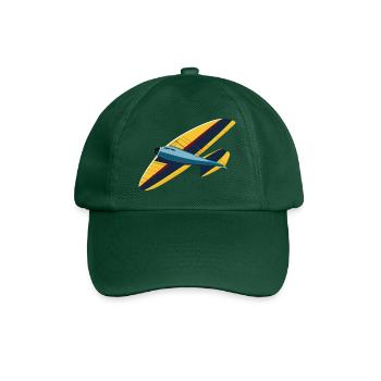 OldYellowglider - Baseball Cap - bottle green - Front