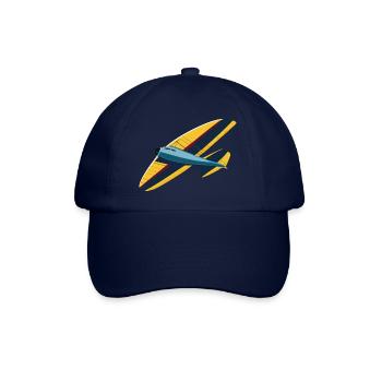 OldYellowglider - Baseball Cap - blue/blue - Front