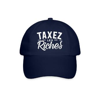 Taxez les riches - Casquette classique - bleu/bleu - Devant
